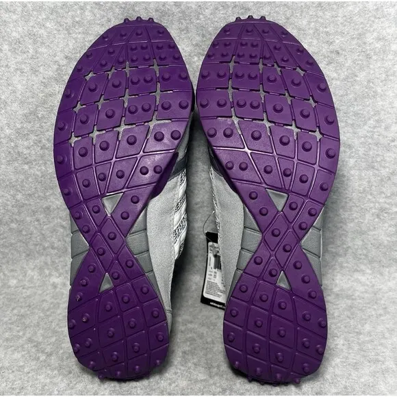 Adidas Golf Shoes Climacool Ballerina Womens 8.5 Gray Purple Lace Up Ultra Light