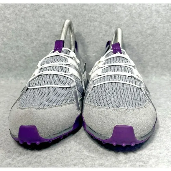 Adidas Golf Shoes Climacool Ballerina Womens 8.5 Gray Purple Lace Up Ultra Light