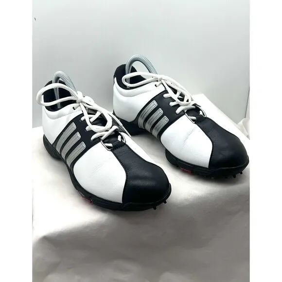 Adidas Golf Shoes Men or women 6 Tour 360 Traxion ThinTech Black White BR2