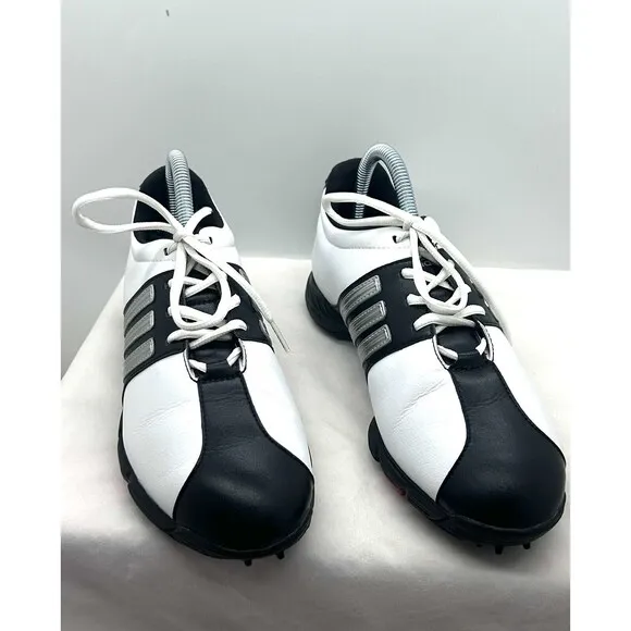 Adidas Golf Shoes Men or women 6 Tour 360 Traxion ThinTech Black White BR2