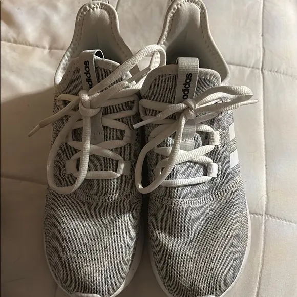 Adidas Gray and White Sneakers for Casual Comfort