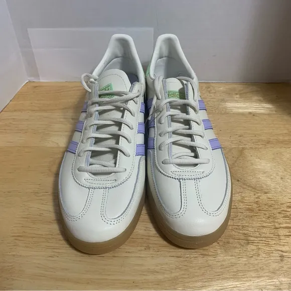 ADIDAS HANDBALL SPEZIAL‎ OFF WHITE VIOLET PURPLE GUM IH2460 SIZE 12 NEW