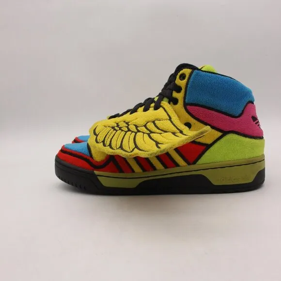 Adidas Jeremy Scott Wings Rainbow Men's 6.5 Women's 7.5 Casual Athletic Sneakers