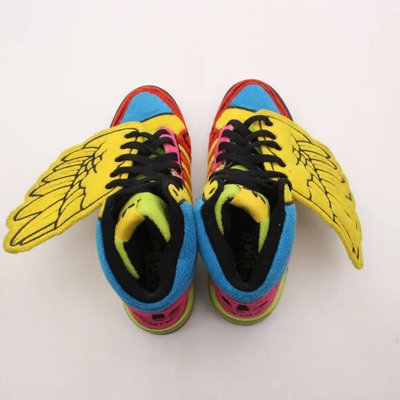 Adidas Jeremy Scott Wings Rainbow Men's 6.5 Women's 7.5 Casual Athletic Sneakers