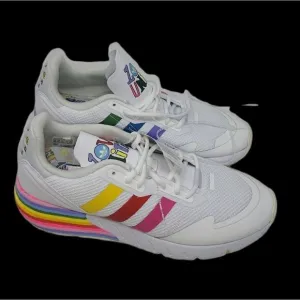 Adidas Men ZX 1K Boost Pride Classic Love Unites Casual Sneakers Size 10