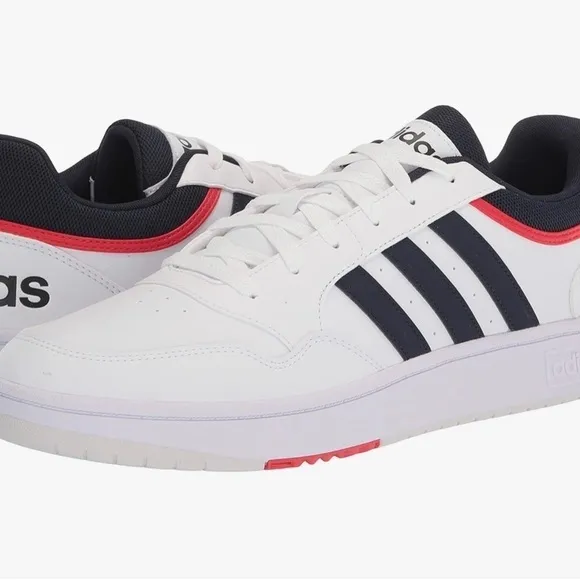 adidas Men's Hoops 3.0 Basketball Shoes Sneakers leather size 12