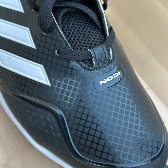 ADIDAS Men's Icon 7 Md Baseball Shoe cleats black size 10.5