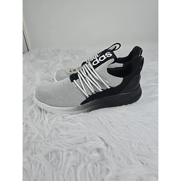 ADIDAS Men's Lite Racer Adapt 7.0 Running Sneakers 11 Slip On Black White