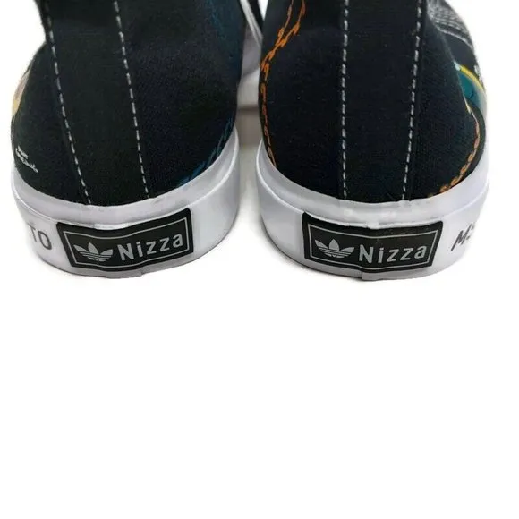 Adidas Mens Size 6.5 The Simpsons x Nizza HI RF J Casual Sneakers Pranks On Moe