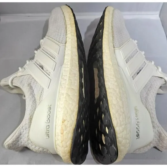 Adidas Men's Ultraboost 2.0 Casual Triple White Sneakers Size 11