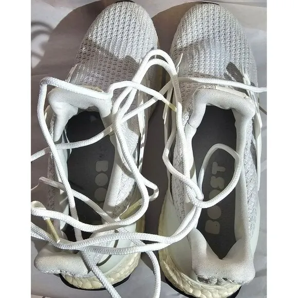Adidas Men's Ultraboost 2.0 Casual Triple White Sneakers Size 11