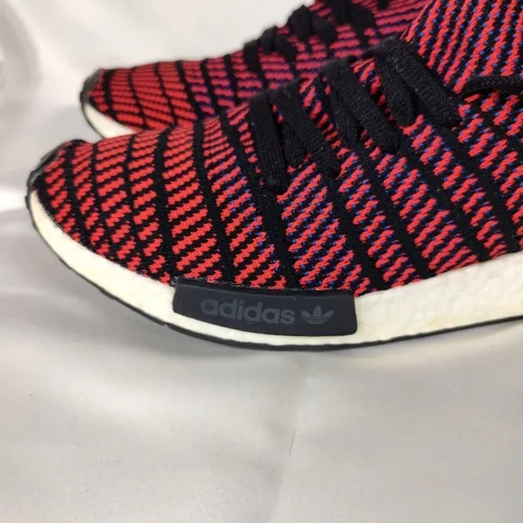 Adidas NMD_R1 STLT PrimeKnit Red Black Sneakers Athletic Men's Shoes Men Size 13