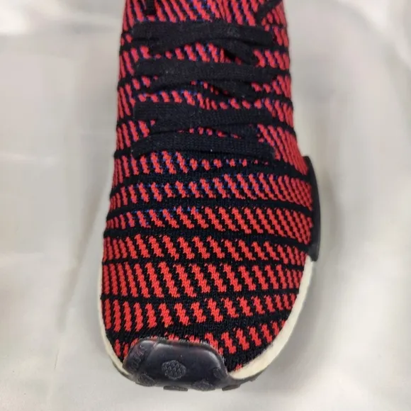 Adidas NMD_R1 STLT PrimeKnit Red Black Sneakers Athletic Men's Shoes Men Size 13