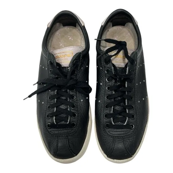 Adidas Originals Men's Leather Black Lacombe casual sneakers FV1256 Size 7.5