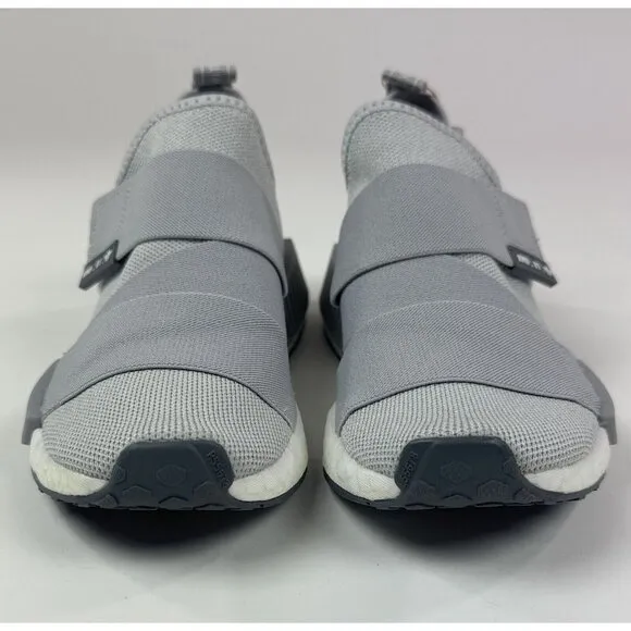 adidas Originals NMD R1 Womens 6 Strap Gray White Running Shoes Sneakers GW9470