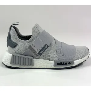 adidas Originals NMD R1 Womens 6 Strap Gray White Running Shoes Sneakers GW9470