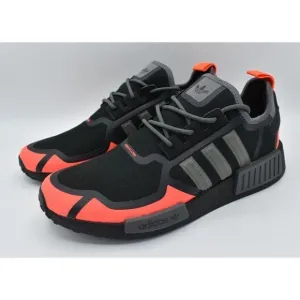 Adidas Originals Mens Size 11.5 NMD R1 Black Red Grey Sneakers Shoes GZ9274