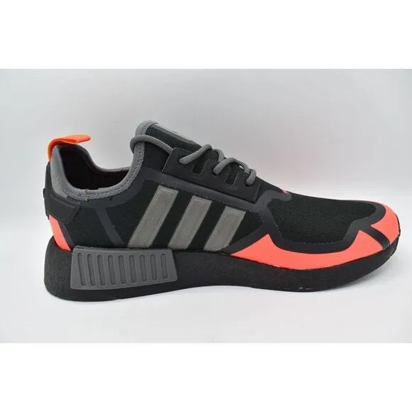 Adidas Originals Mens Size 11.5 NMD R1 Black Red Grey Sneakers Shoes GZ9274