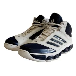 Adidas Post Up 1.5 667858 White Blue Basketball Shoes Sneakers Men's Size 13