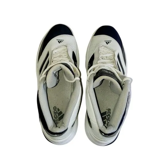 Adidas Post Up 1.5 667858 White Blue Basketball Shoes Sneakers Men's Size 13