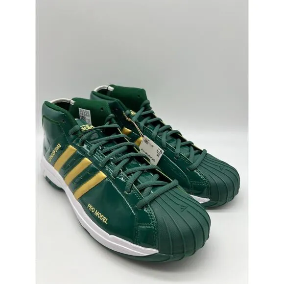Adidas Pro Model 2G SVSM Lebron DS Green Basketball Shoes FW3664 Men’s Sz 10🛒