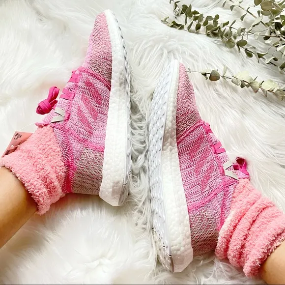 adidas PureBOOST GO sneakers shoes in Pink Y6.5 W8