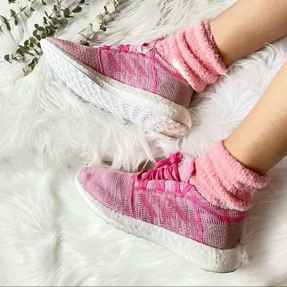 adidas PureBOOST GO sneakers shoes in Pink Y6.5 W8