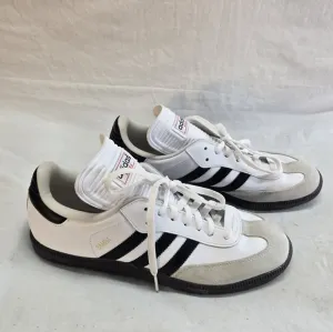 Adidas Samba Men's 11 White Gray Sneakers Shoes