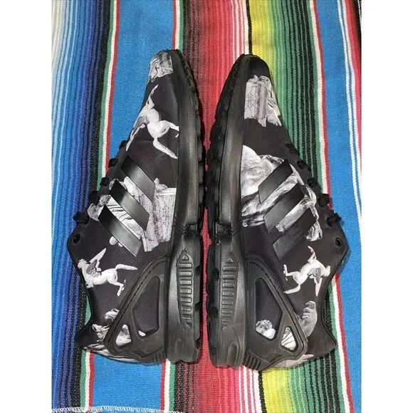 Adidas Shoes Men 13 Mythology RARE ZX Flux Carbon B34138 Stone‎ Garden Photos