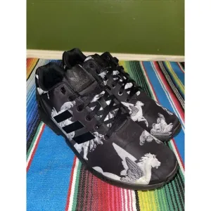 Adidas Shoes Men 13 Mythology RARE ZX Flux Carbon B34138 Stone‎ Garden Photos