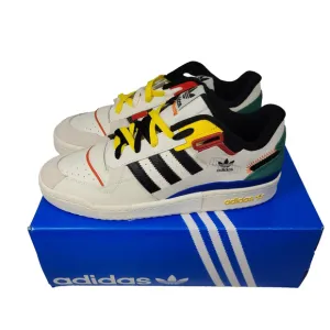 Adidas Shoes Mens Sz 12 Forum Exhibit Low White Multi GW9629 Sneakers Athletic