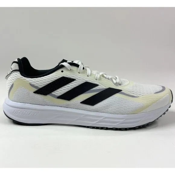 Adidas SL20.3 Mens Size 11 White Black Lightweight Running Shoes Sneakers GY0560