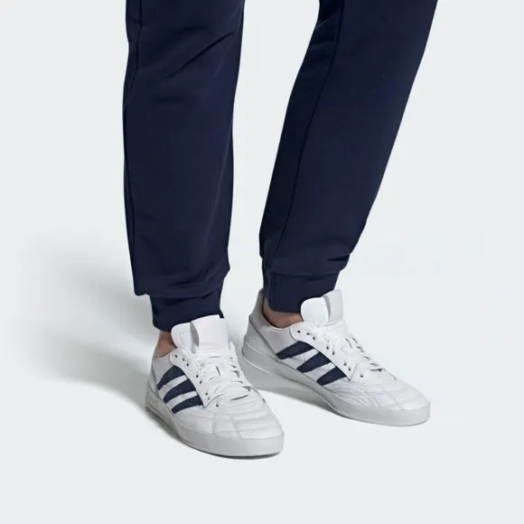 adidas Sobakov Soccer Sneaker White Navy EE5642