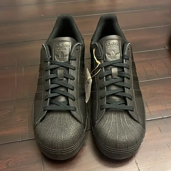 Adidas Superstar Triple Black shoes sneakers EG4957 new Mens Size 10.5