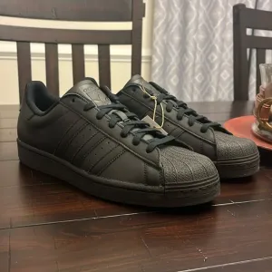 Adidas Superstar Triple Black shoes sneakers EG4957 new Mens Size 10.5