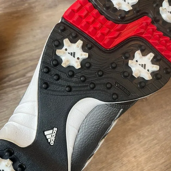 Adidas Tech Response 4.0 Golf Shoes Iron White Black Mens 12 UK 11.5 EU 46