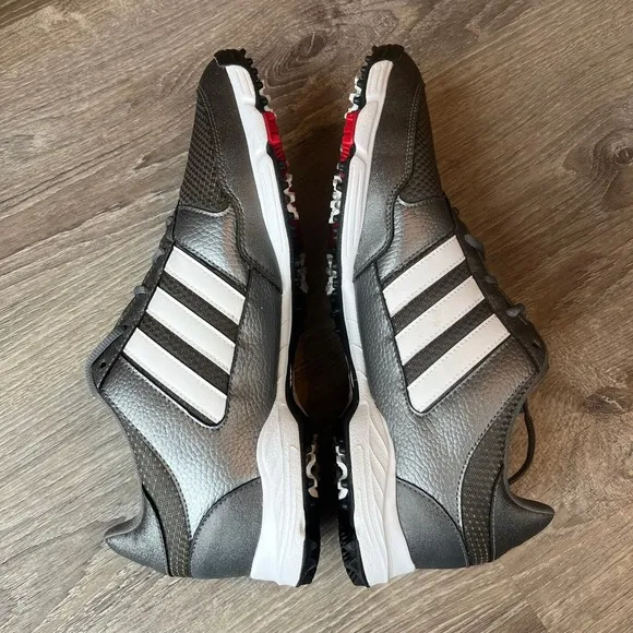 Adidas Tech Response 4.0 Golf Shoes Iron White Black Mens 12 UK 11.5 EU 46