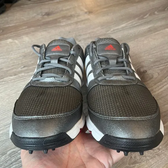 Adidas Tech Response 4.0 Golf Shoes Iron White Black Mens 12 UK 11.5 EU 46