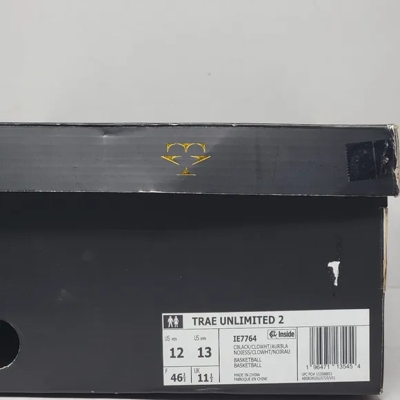 Adidas Trae Unlimited 2 Unisex Sneakers Athletic Shoes IE7764 Mens Size 12 New