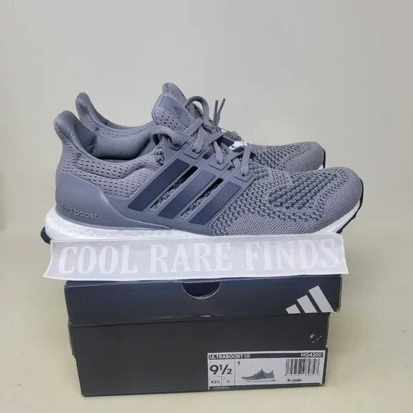Adidas Ultraboost 1.0 Men's Size 9.5 Shoes Grey White Black HQ4200