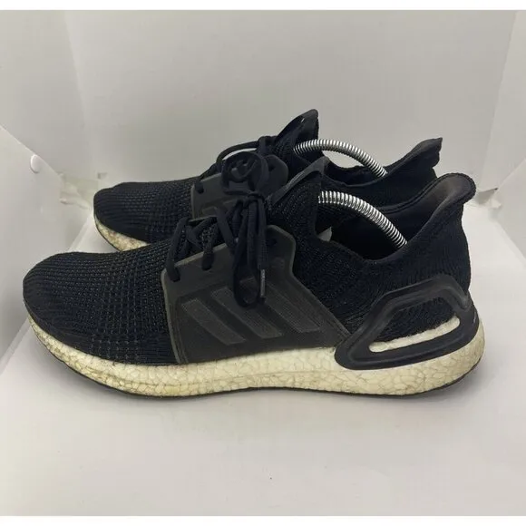 Adidas Ultraboost 19 Black/White Running Shoes Sneakers G54009 Men’s Size 11