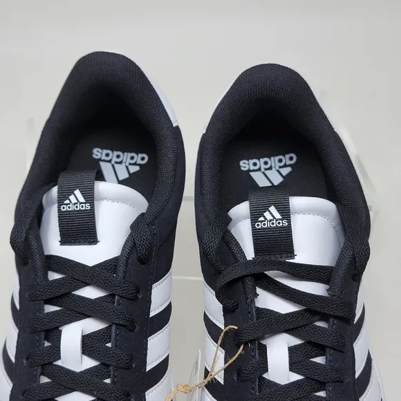 Adidas VL Court 3.0 Men's Size 11 Sneakers Casual Skate Black White ID6278 New