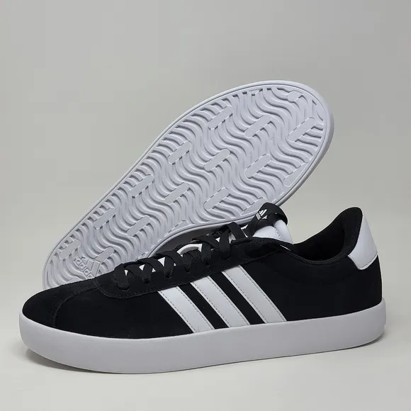 Adidas VL Court 3.0 Men's Size 11 Sneakers Casual Skate Black White ID6278 New