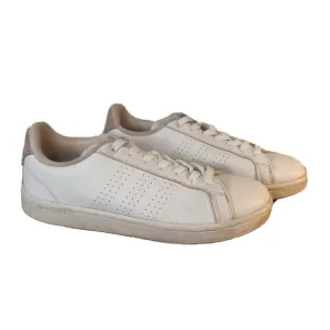 Adidas Women's Shoes Sneakers White Lace Up Size 9.5 Cloud Foam.