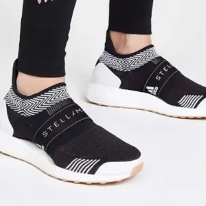 Adidas X Stella McCartney Ultra Boost X 3D Black Sneakers Size 6 1/2