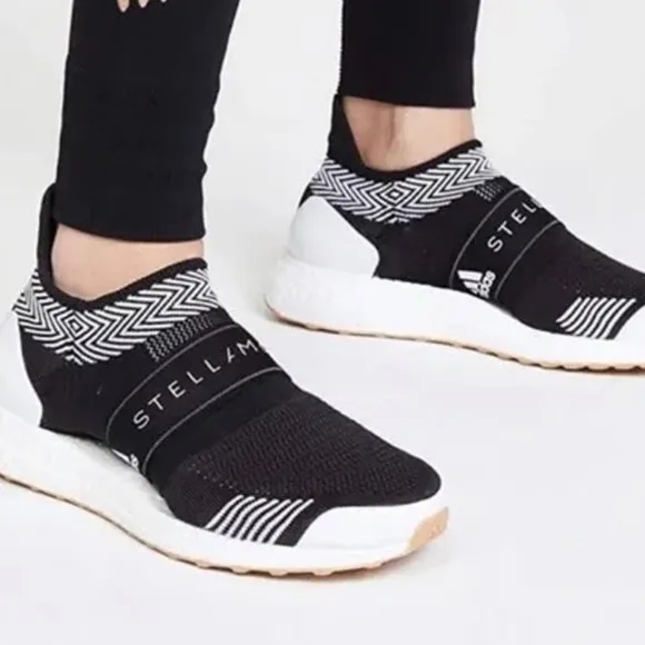 Adidas X Stella McCartney Ultra Boost X 3D Black Sneakers Size 6 1/2