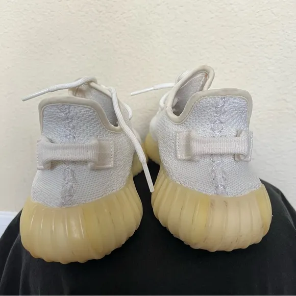 Adidas Yeezy Boost 350 V2 Cream White Triple Sneakers Shoes Men Sz 7.5