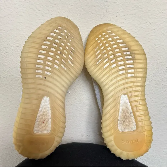 Adidas Yeezy Boost 350 V2 Cream White Triple Sneakers Shoes Men Sz 7.5