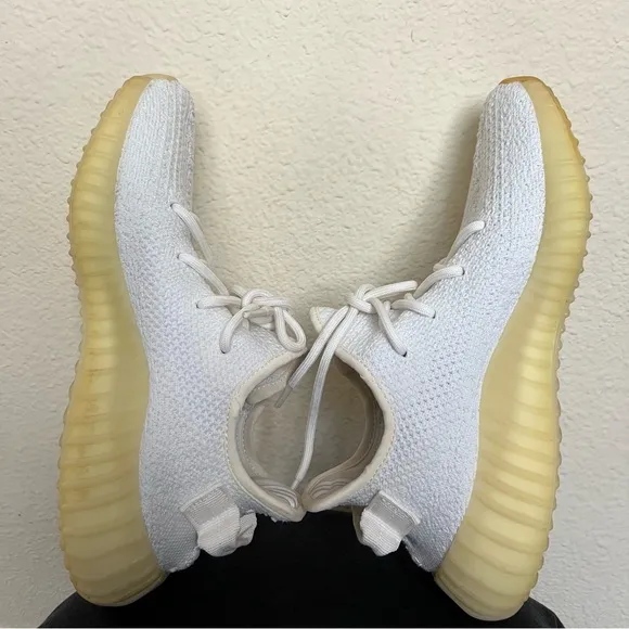 Adidas Yeezy Boost 350 V2 Cream White Triple Sneakers Shoes Men Sz 7.5