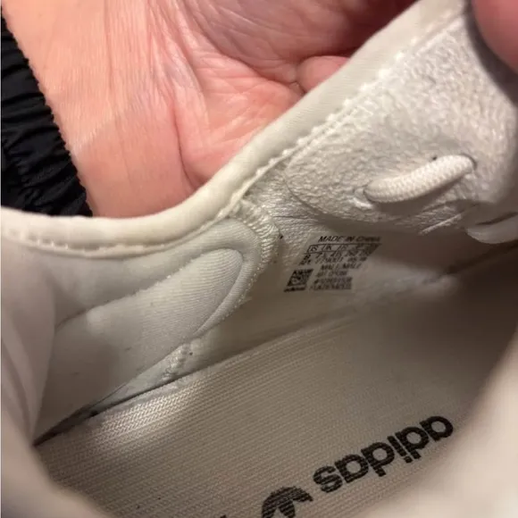adidas yeezy boost size 8 White and Cream Sneakers